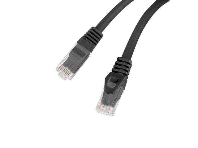 Patch cord Cat.6 UTP LSZH Cu 5 m negru, Fluke Passed