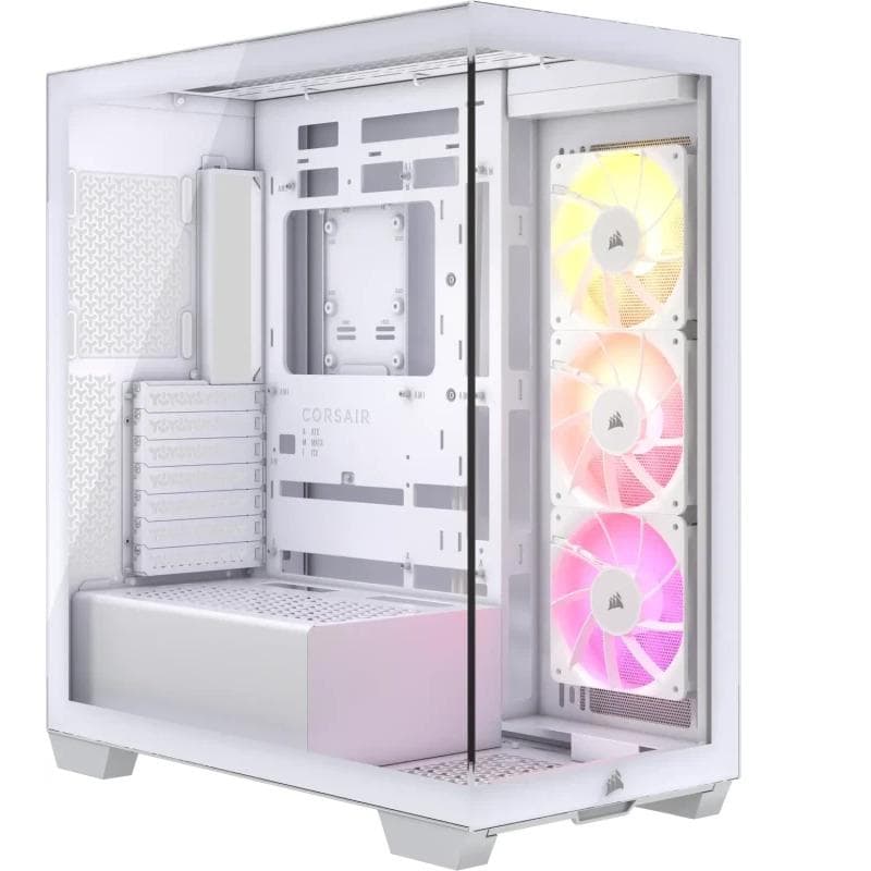 Carcasa CORSAIR 3500X ARGB, RGB, Mid Tower, White