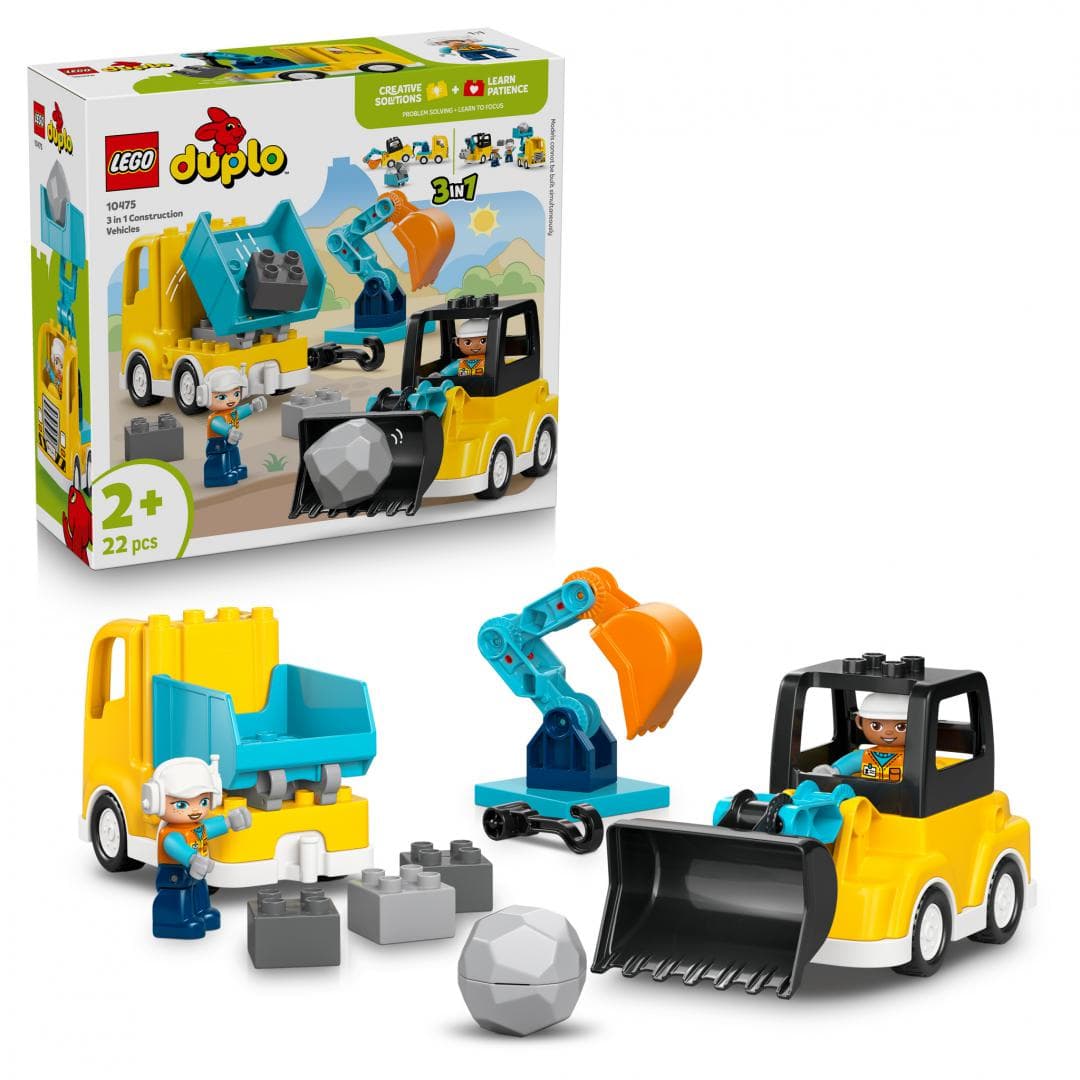 VEHICULE DE CONSTRUCTII 3 IN 1 LEGO10475