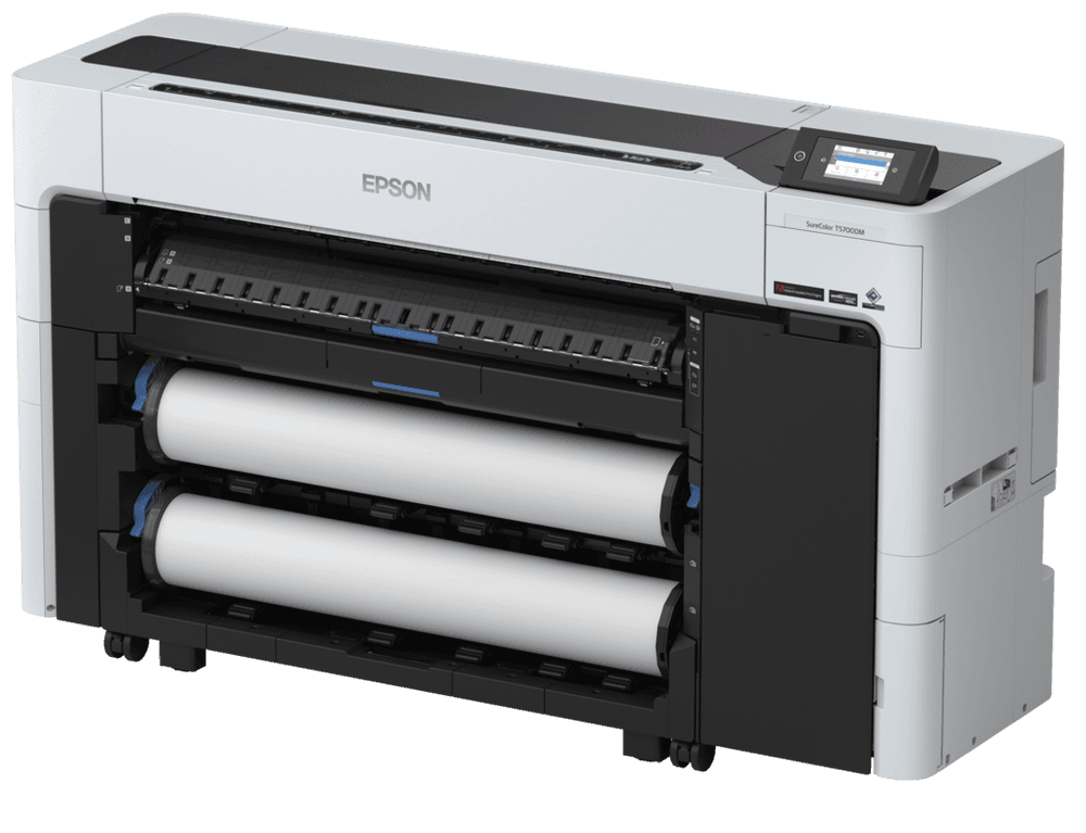 EPSON SC-T5700DM A0 LARGE FORMAT TECHNICAL PRINTER, Tehnologie: Ultrachrome® XD3, 6 culori, Rezolutie printare: 1200 x 2400 DPI, Formate hartie:A0, A1, A2 (42.0x59.4cm), A3 (29.7x42.0 cm), A4 (21.0x29.7 cm), 17" (43.2 cm) Roll, 24" (61.0 cm) Roll, 36" (91.4 cm) Roll, Capacitate diametru rola: Roll — miniatură