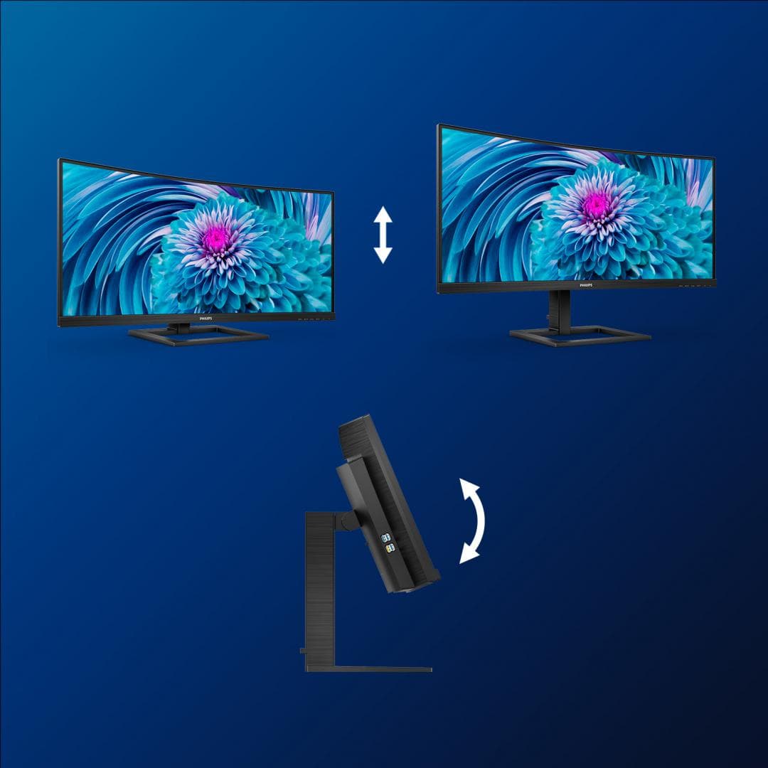 Monitor Consumer Philips 346E2CUAE/00, 34", 3440 x 1440 pixeli, Black — miniatură