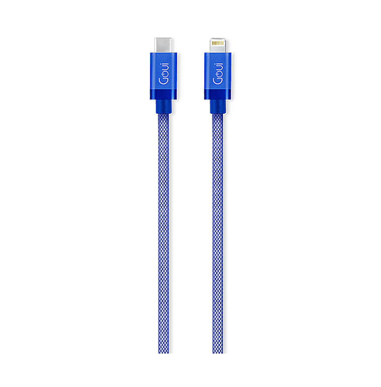 Cablu Date si Incarcare USB Type-C la Lightning Metallic, 1 m, G-METALLICC94B, Alb