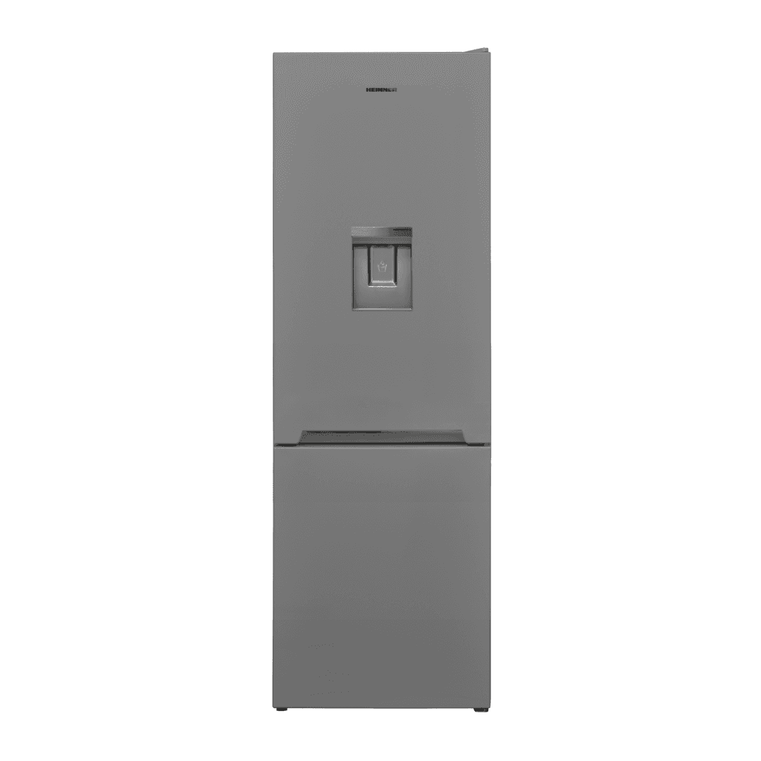 Combina frigorifica HEINNER HC-V2701SWDE++, 268 l, Clasa E, Dozator apa, Argintiu