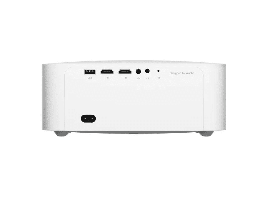 XIAOMI WANBO X2 MAX PROJECTOR WHITE, 450ANSI, 1080P, ANDROID 9.0, AUTO FOCUS, WIFI6 — miniatură