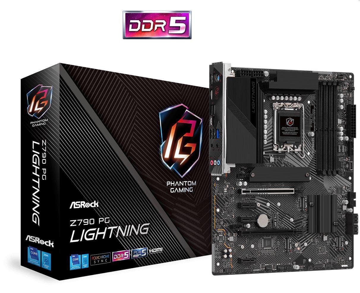 Placa de baza ASRock Z790 PG Lightning, Socket 1700, DDR5, ATX