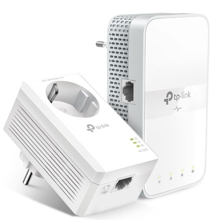 Kit PowerLine, TP-Link, TL-WPA7617 KIT, AV1000 Gigabit Powerline ac Wi- Fi, TL-WPA7517+ TL-PA7017, Standarde și Protocoale:  IEEE 1901, IEEE 802.3, IEEE 802.3u, IEEE 802.3ab, IEEE 802.11b/g/n (2.4GHz), IEEE 802.11a/n/ac (5GHz), acoperire: 300m prin cablurile electrice existente, viteza wireless