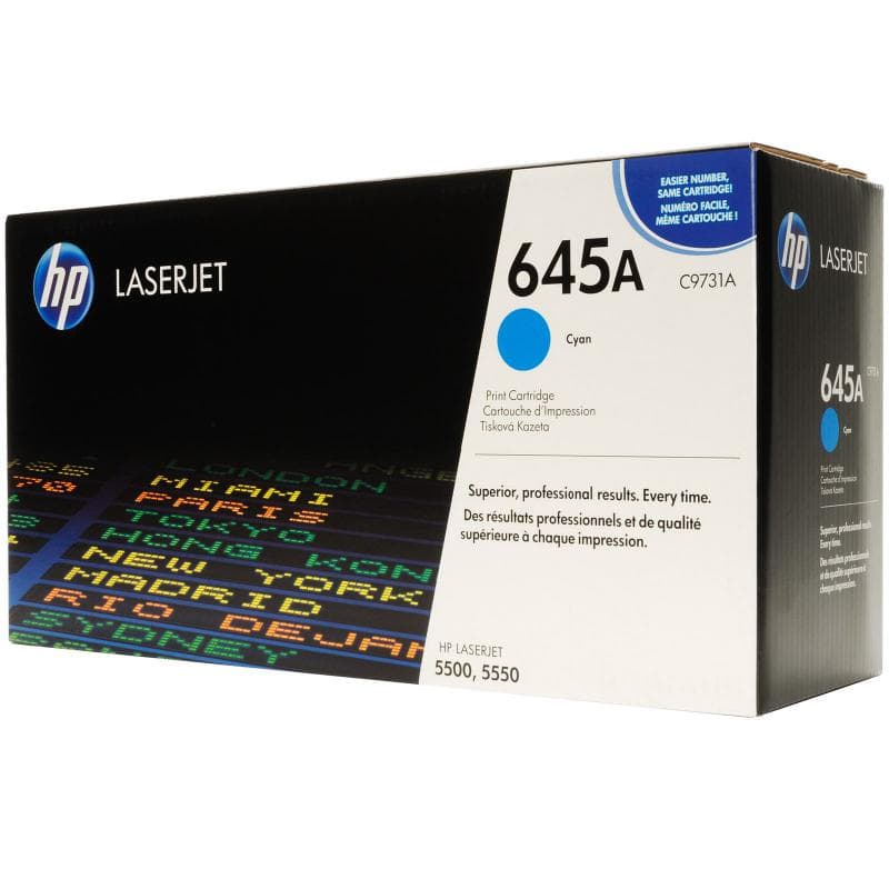 Toner HP 645A, Cyan