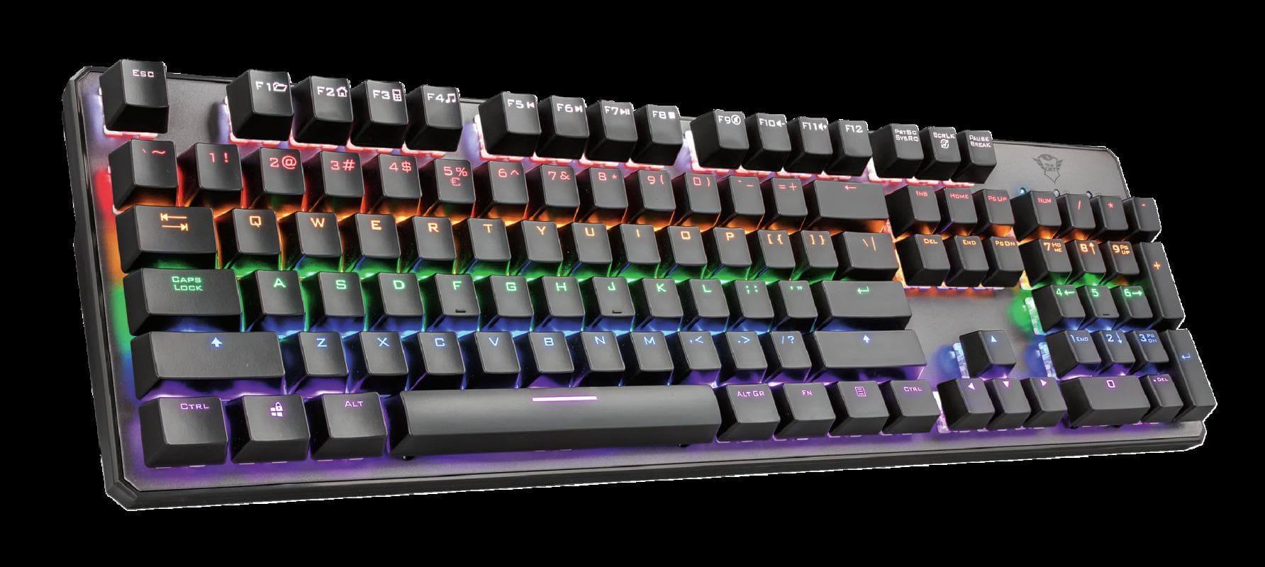 Tastatura Mecanica Gaming Trust GXT 865 Asta, RGB, USB, negru — miniatură