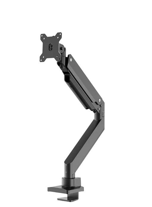 Brat monitor Neomounts NM-D775BLACKPLUS; pentru display-uri cu diagonale 10"-49", sistem de prindere VESA 75x75~100x100, greutate maxima suportata 18kg, full motion, tilt +45°, swivel 180°, rotate 360°; inaltime reglabila manual 270-600mm; culoare negru. — miniatură