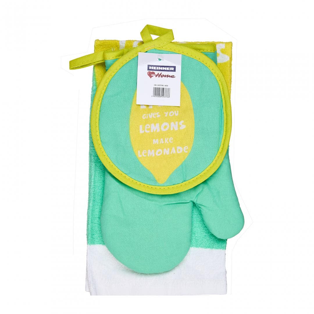 SET 3 PIESE BUCATARIE COLOR — miniatură