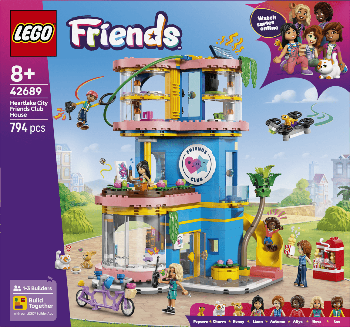 CLUBUL PRIETENILOR DIN ORASUL HEARTLAKE LEGO42689 — miniatură