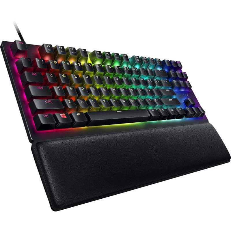 Tastatura Mecanica Gaming Razer Huntsman V2 Tenkeyless, RGB, USB, Negru — miniatură