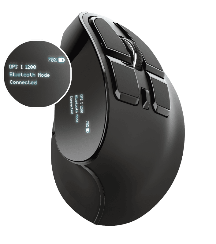 Mouse Wireless Trust Voxx, 2400 dpi, Negru — miniatură