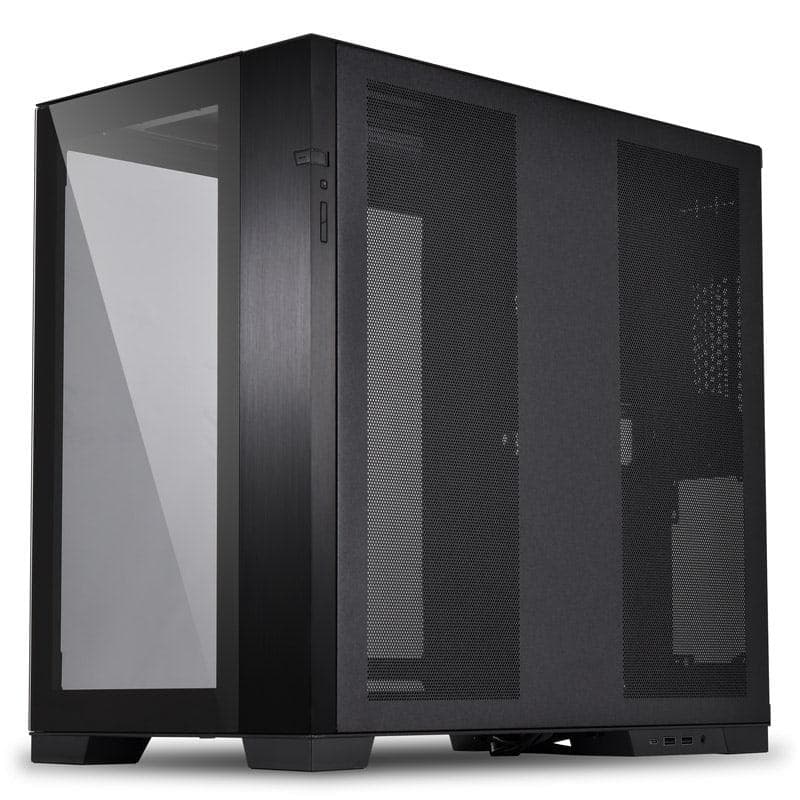 Carcasa LIAN LI 011 DYNAMIC EVO, RGB, Mid Tower, Black — miniatură