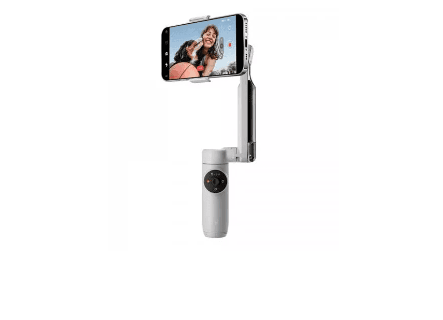 Insta360 Flow Stabilizer (Flow4), lungime selfie stick incorporat 215mm, dimensiune trepied incorporat 80mm, gri — miniatură