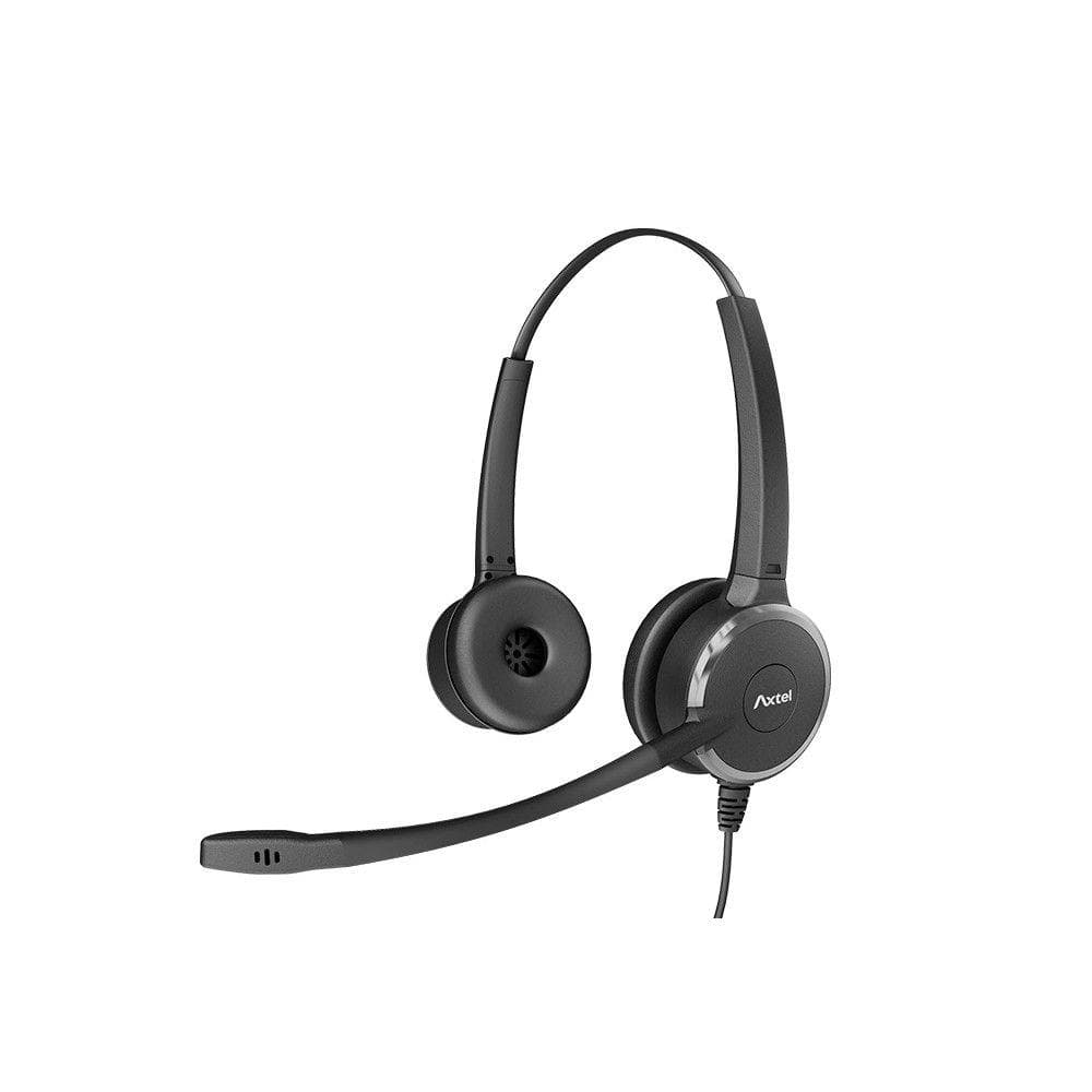 Casti Head-band Axtel PRIME HD duo NC, Wired, noise-canceling, Negru — miniatură