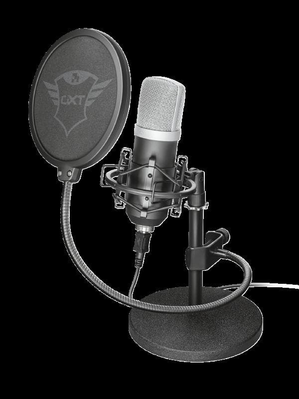 Microfon Trust GXT 252 Emita Streaming, tip Condenser, USB