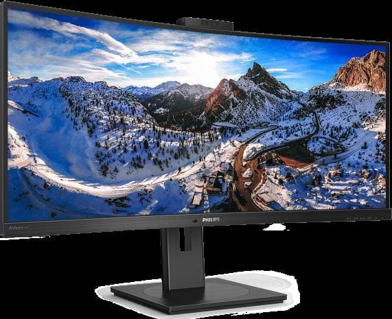 Monitor Consumer Philips P Line 346P1CRH/00, 34", 3440 x 1440 pixeli, Black