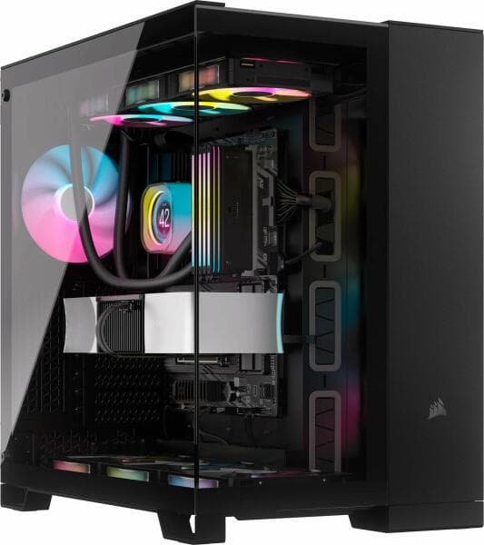 Carcasa CORSAIR 6500X, RGB, Mid Tower, Black
