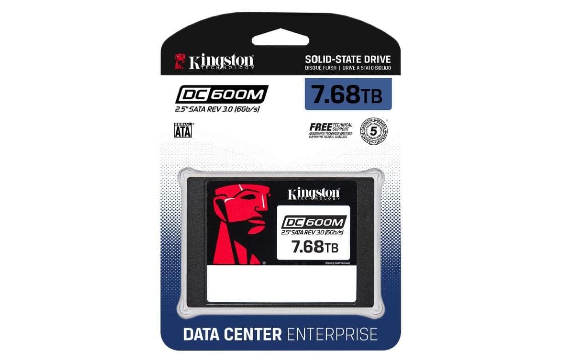 SSD intern Kingston DC600M, 7.68TB, SATA, 2.5 inch — miniatură