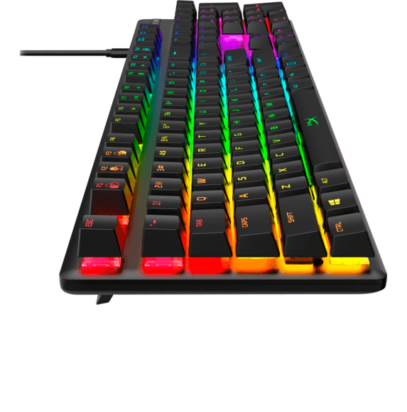 Tastatura Mecanica Gaming HyperX Alloy Origins, RGB, USB, Negru — miniatură
