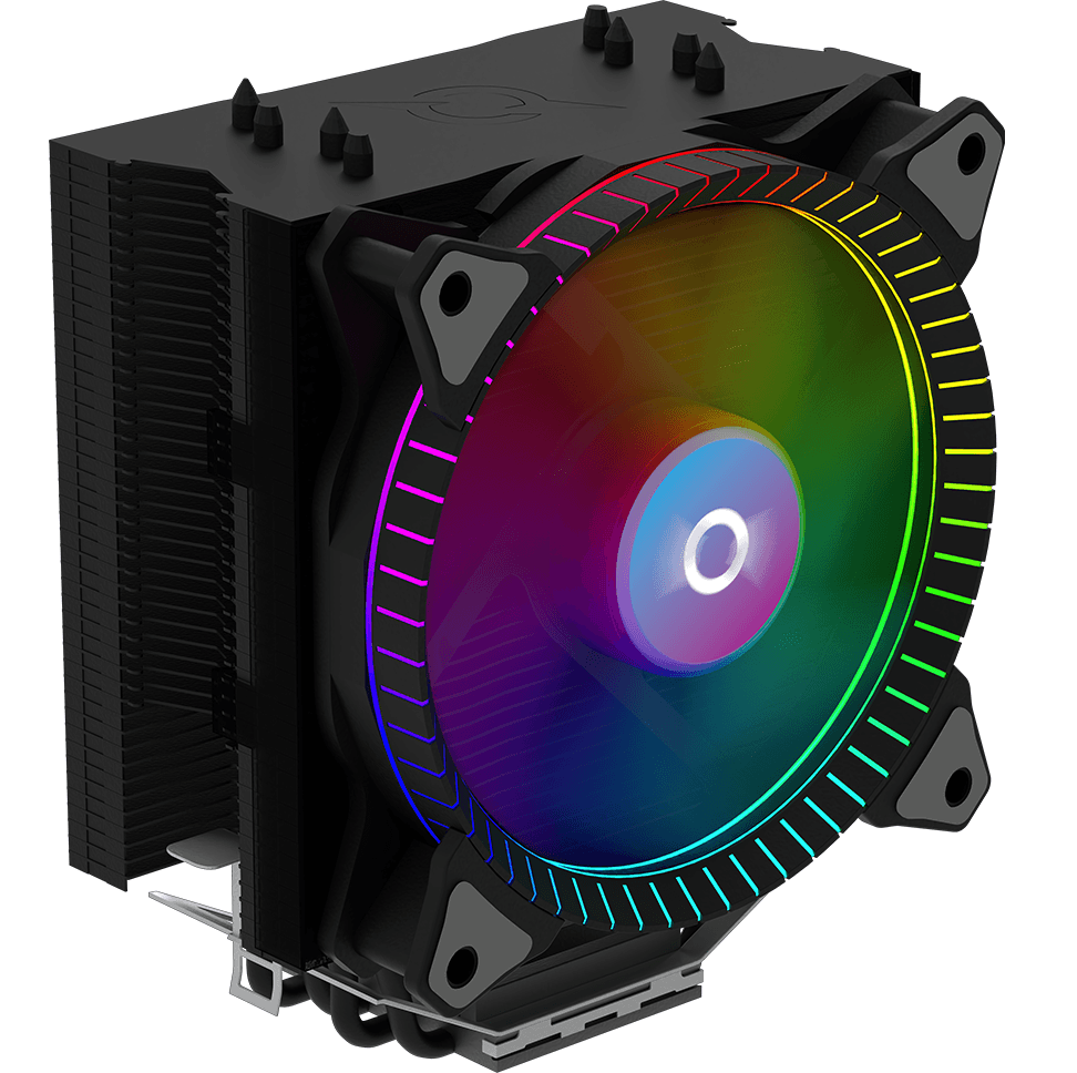Cooler Procesor AQIRYS URANUS LS ARGB, Aer, 12 cm, aRGB — miniatură