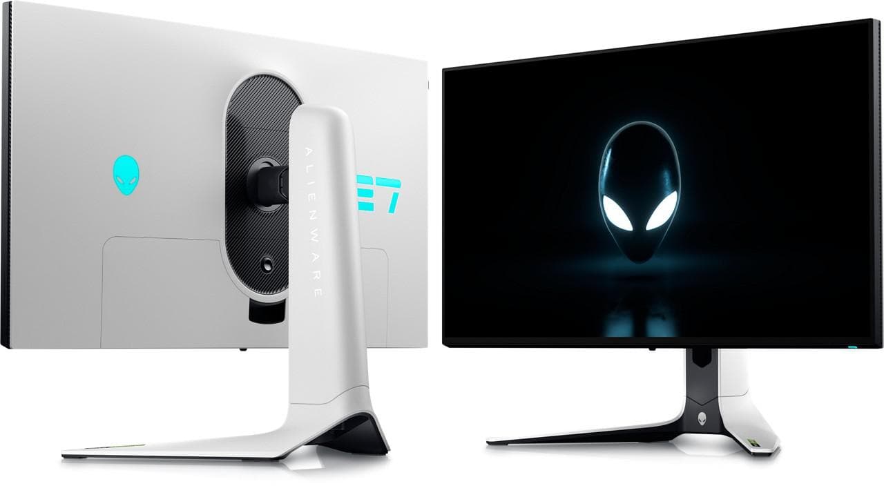 Monitor Commercial Alienware AW2723DF, 27", 2560 x 1440 pixeli, Silver — miniatură