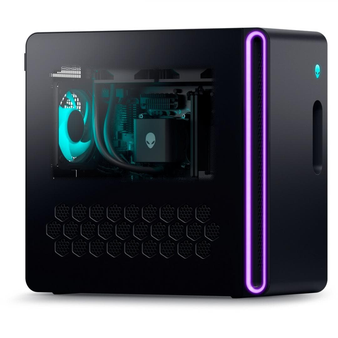 Desktop Gaming Dell Alienware Aurora ACT1250 cu procesor Intel Intel Core Ultra 7 265KF pana la 5.5 GHz, 64 GB DDR5, RTX 5080, Windows 11 Pro, Black — miniatură