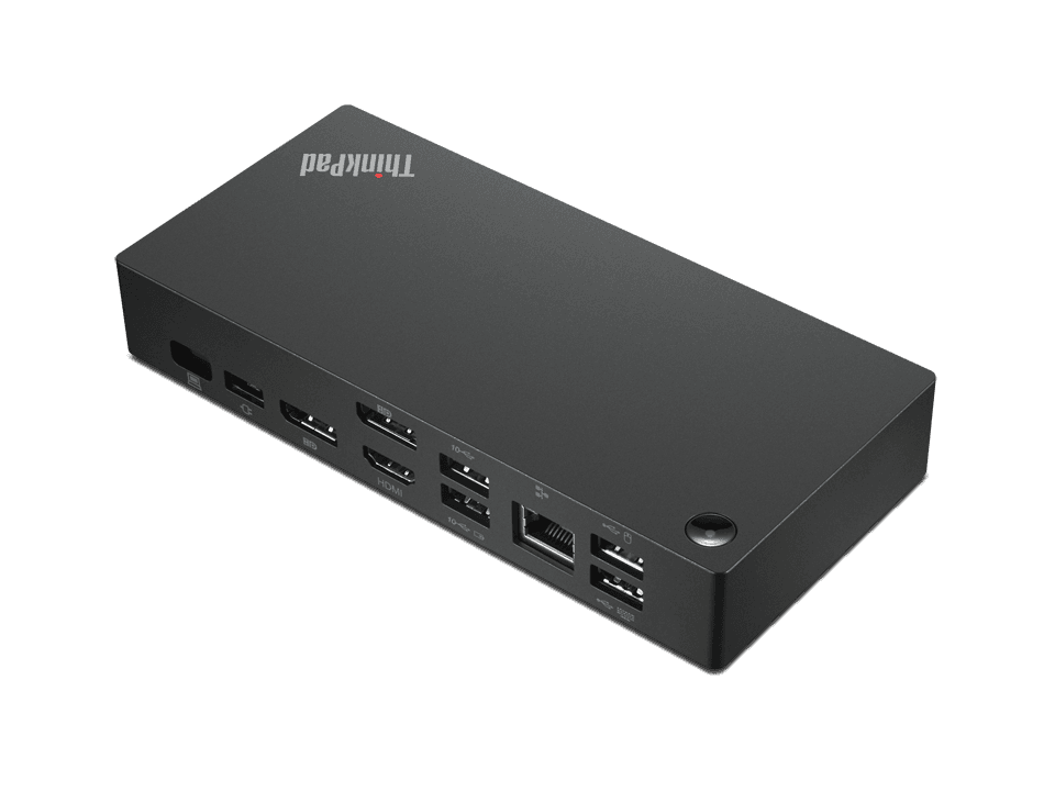 Docking station LENOVO ThinkPad Universal USB-C Dock, USB Type-C, 90W, Negru — miniatură