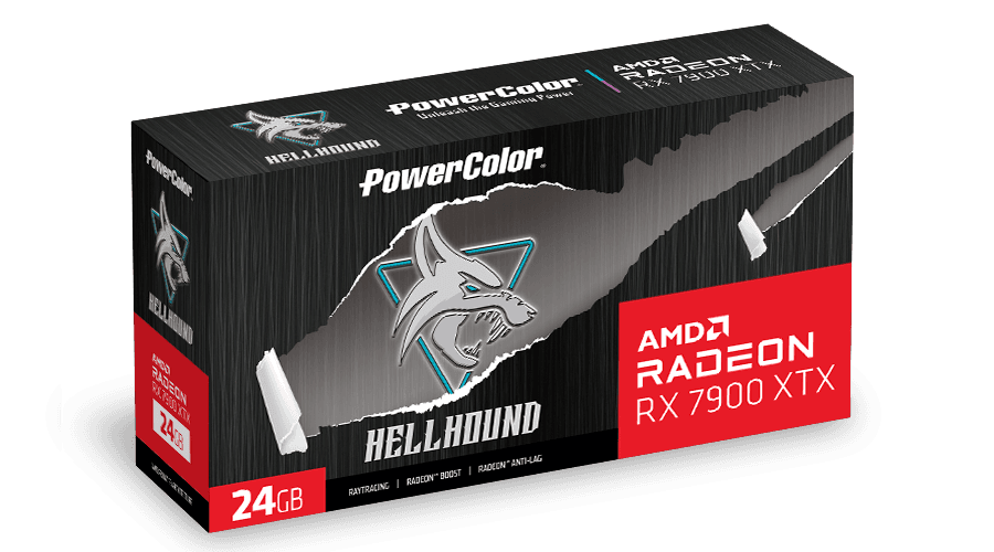 Placa video PowerColor Radeon RX 7900 XTX, 24GB GDDR6, PCI Express 4.0, 384bit — miniatură