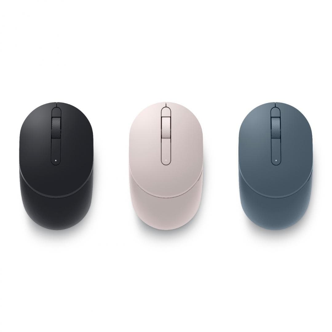 Mouse Wireless DELL MS3320W, 1600 dpi, Roz — miniatură
