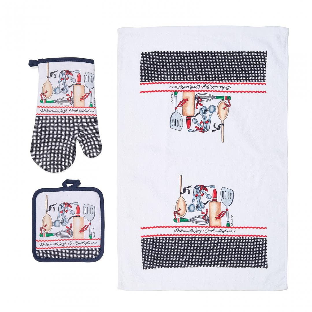 SET 3 PIESE BUCATARIE COLOR — miniatură