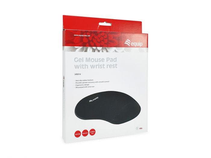 Mousepad EQUIP Gel Mouse Pad, 200 x 230 mm, Negru — miniatură