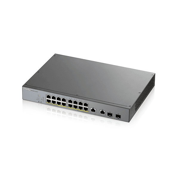 ZYXEL GS1350-18HP 16-PORT GBE POE SWITCH — miniatură