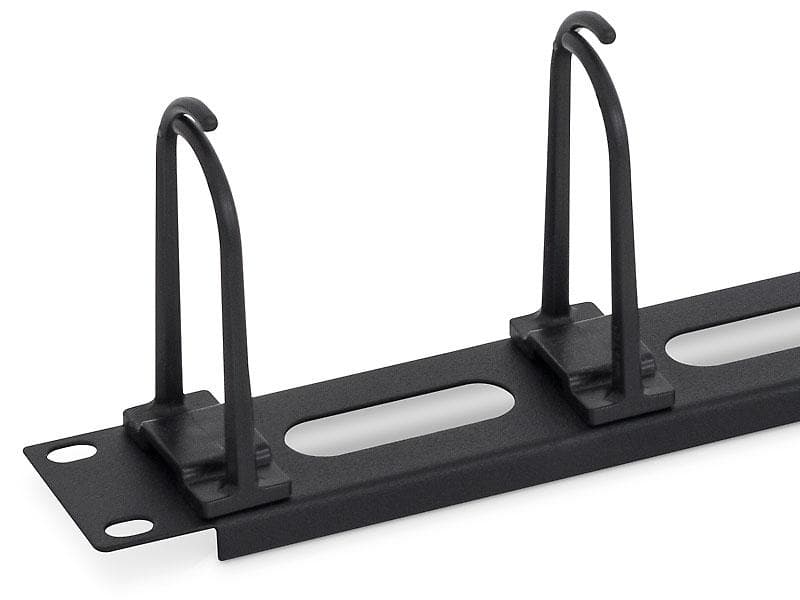 TRITON Inele organizatoare de cabluri,1U,5 x big click-in ring,oval holes — miniatură