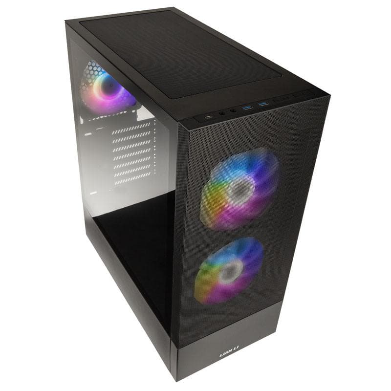 Carcasa Lian Li Lancool 205, RGB, Mid Tower, Black — miniatură