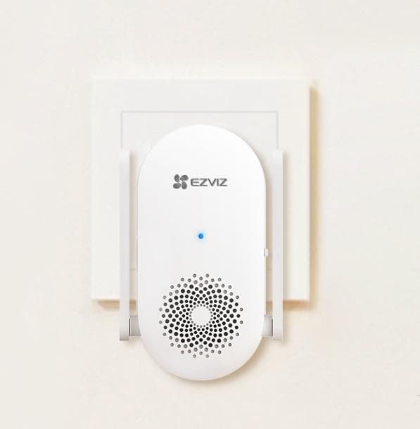 WI-FI CHIME SMART EZVIZ CH1, Comunicare: IEEE802.11b, 802.11g, 802.11n, 2.4 GHz ~ 2.4835 GHz , Alimentare: AC 100 ~ 240V Max. 5W , Temp de functionare: -10 °C to 45 °C, Dimensiuni: 101 × 64 × 32 mm, Greutate: 87g