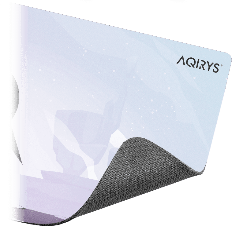 Mousepad Gaming AQIRYS Gravity Medium, 450 x 400 mm, Multicolour — miniatură