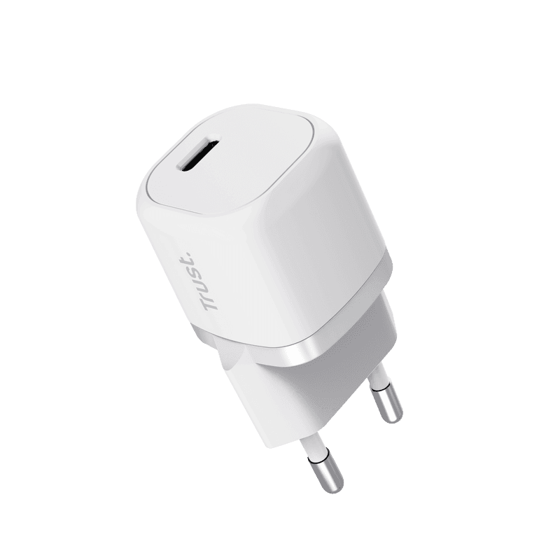 Incarcator Retea Trust Maxo, 20 W, 1 port, Alb — miniatură