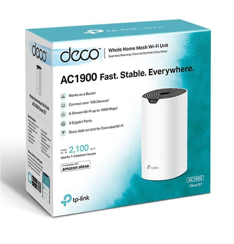 Router wireless TP-LINK DECO S7, WIFI 5, Mesh, Dual Band — miniatură