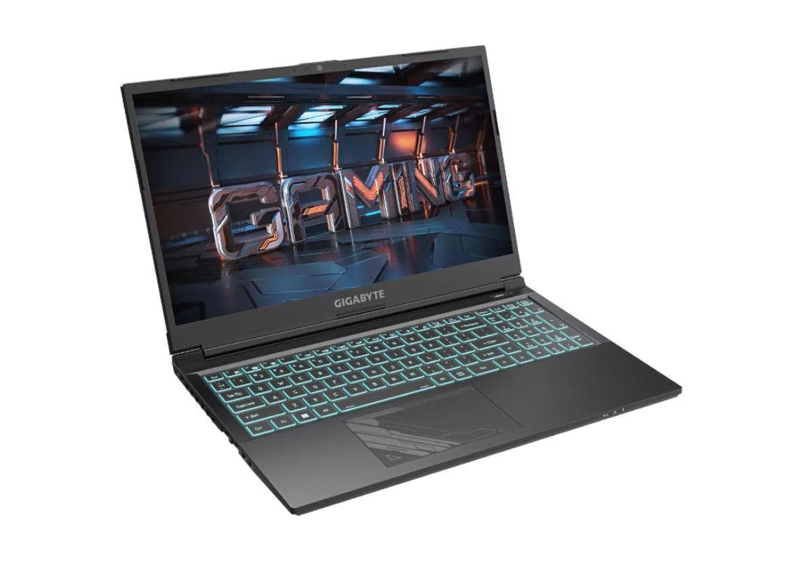 Laptop Gaming GIGABYTE G5 KF, cu procesor Intel Core i5 12500H, 15.6'' IPS, 16 GB DDR4, 512 GB, NVIDIA GeForce RTX 4060, 8GB GDDR6, Fara OS — miniatură