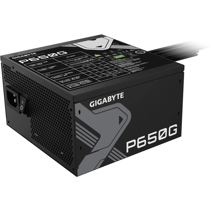 Sursa GIGABYTE P650G, 80 PLUS Gold, 650W — miniatură