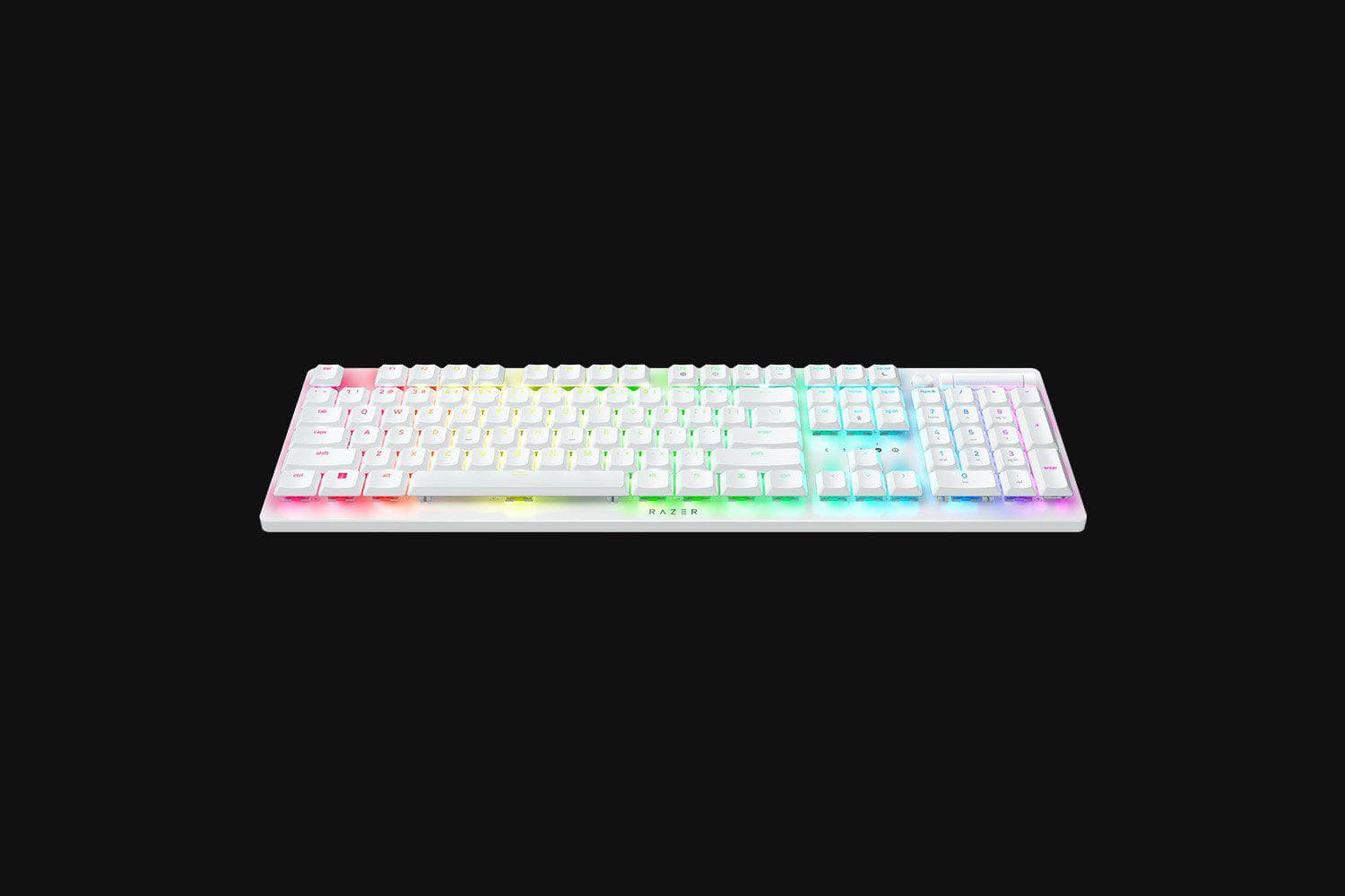 Tastatura RAZER DeathStalker V2 Pro, RGB, USB, Alb — miniatură