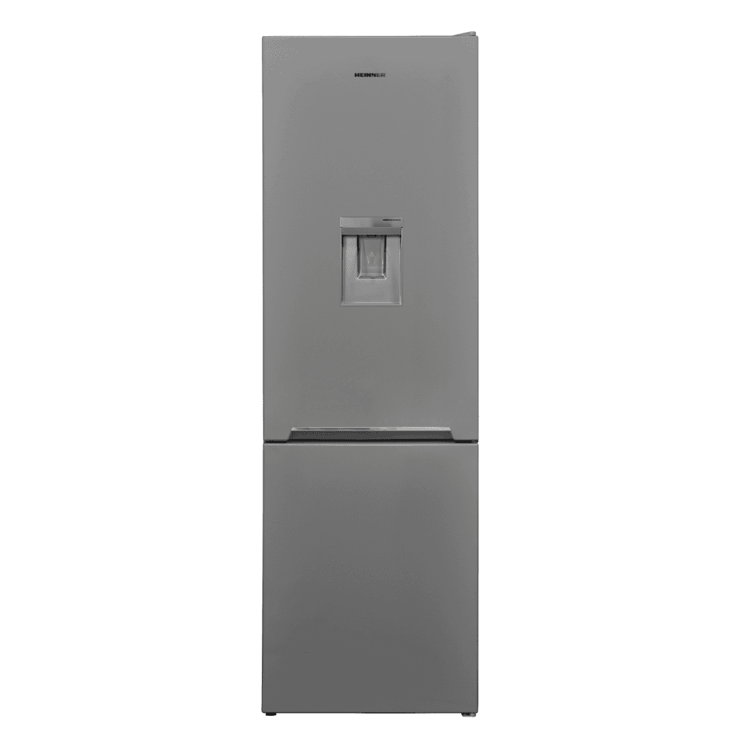 Combina frigorifica HEINNER HC-V270SWDE++, 268 l, Clasa E, Dozator apa, Argintiu