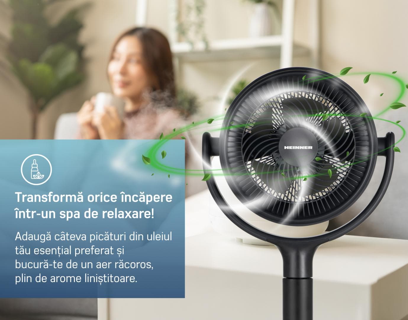 VENTILATOR CU PICIOR HEINNER HSF-MAT24DC — miniatură