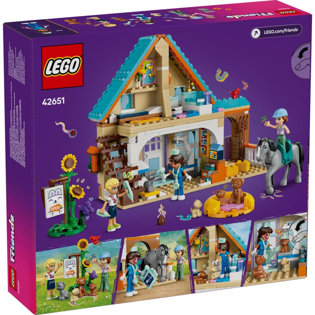 CLINICA VETERINARA PENTRU CAI SI ANIMALE DE COMPANIE, LEGO 42651 — miniatură