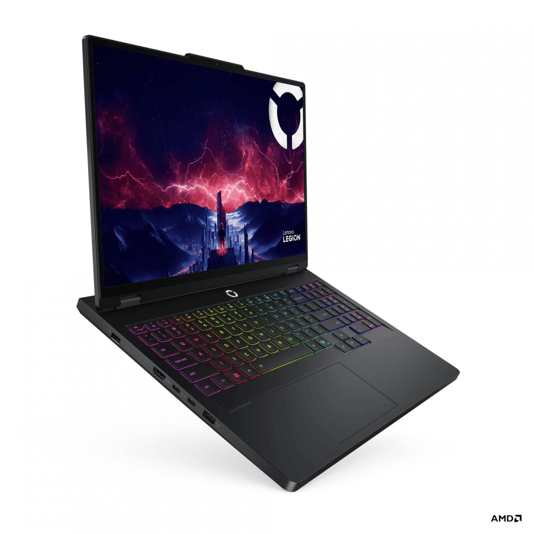 Laptop Gaming Lenovo Legion Pro 5 16, cu procesor AMD Ryzen 9 9955HX, 16'' OLED, 32 GB DDR5, 2 TB SSD, NVIDIA GeForce RTX 5070, 8GB GDDR7, Fara OS — miniatură
