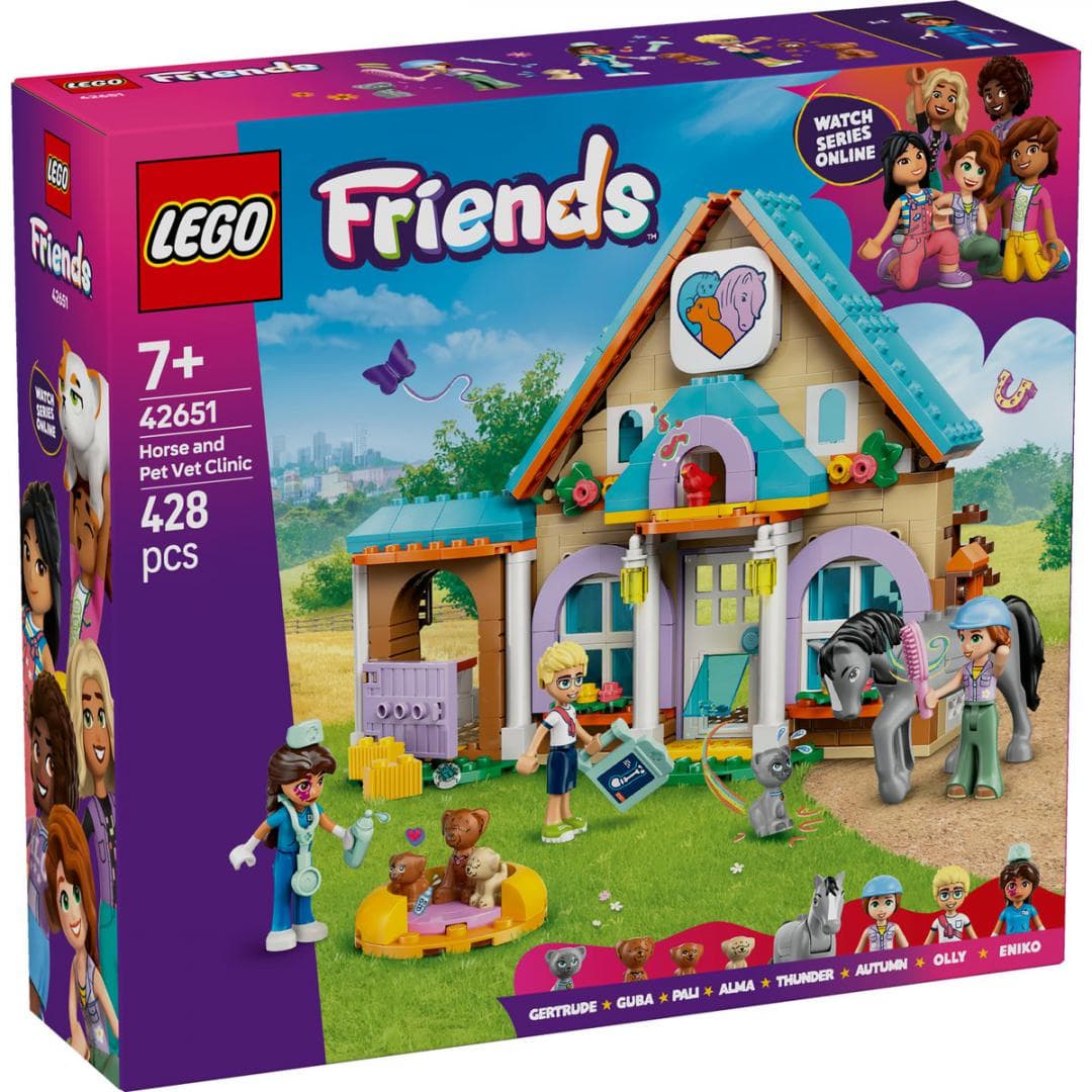 CLINICA VETERINARA PENTRU CAI SI ANIMALE DE COMPANIE, LEGO 42651 — miniatură