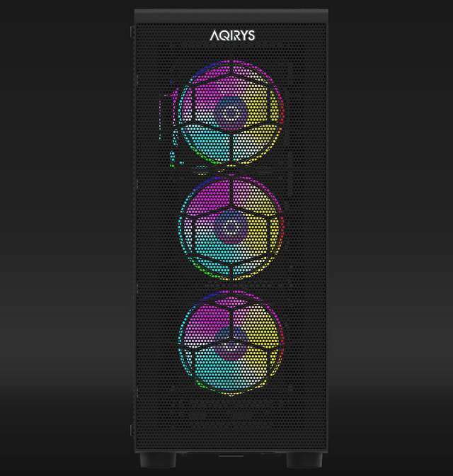 Carcasa AQIRYS Naos Pro, Mid Tower, Black — miniatură