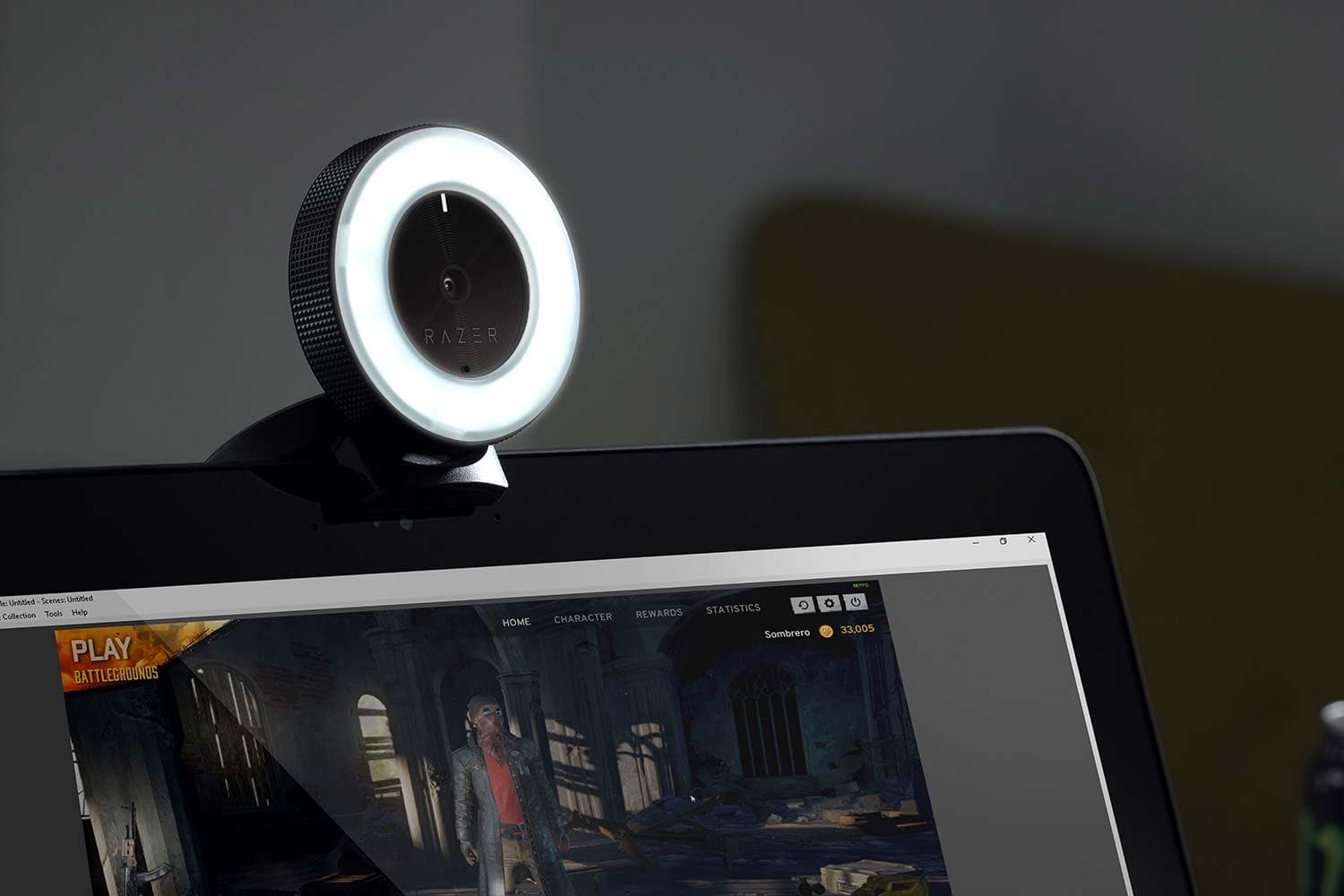 Camera Web Razer Kiyo, rezolutie video HD, USB 2.0, Negru — miniatură